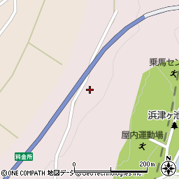 志賀中野道路周辺の地図