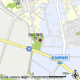 佐加野公民館周辺の地図