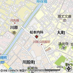 松本内科クリニック周辺の地図