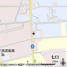富山県滑川市中新1323周辺の地図