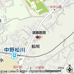 長野県中野市中野松川1868-7周辺の地図