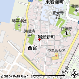 富山県富山市岩瀬荒木町3-3周辺の地図