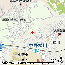 長野県中野市中野松川1879周辺の地図