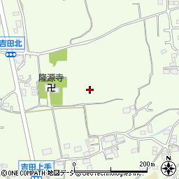 長野県中野市吉田周辺の地図