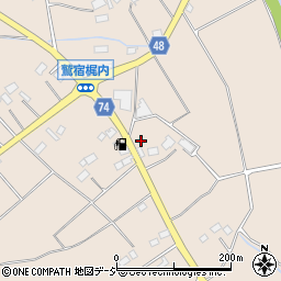 栃木県さくら市鷲宿2043周辺の地図