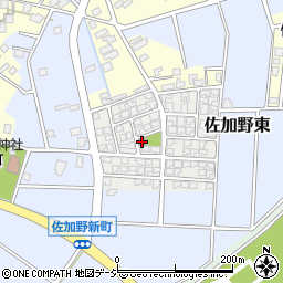 佐加野新町公民館周辺の地図