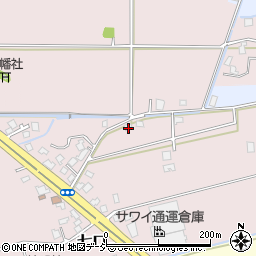 富山県滑川市七口周辺の地図