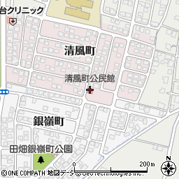 清風町公民館周辺の地図