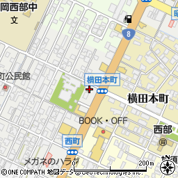 カレーハウスＣｏＣｏ壱番屋高岡横田本町店周辺の地図