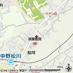 長野県中野市中野松川1889-4周辺の地図
