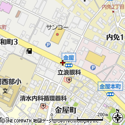 昭和町周辺の地図