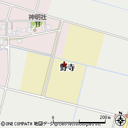 富山県射水市野寺周辺の地図