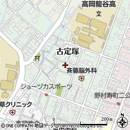 富山県高岡市古定塚8-73周辺の地図