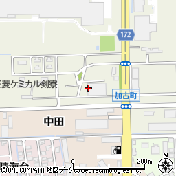 富山県富山市加古町周辺の地図