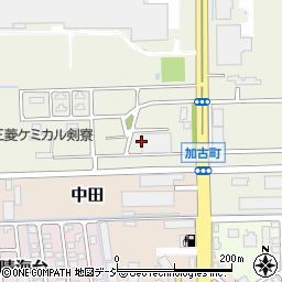 富山県富山市加古町周辺の地図
