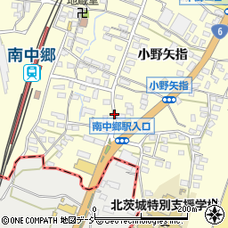 南中郷駅入口周辺の地図