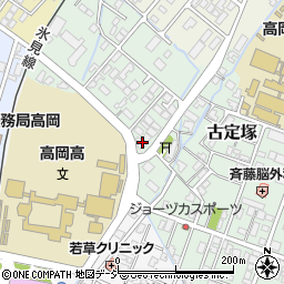 富山県高岡市古定塚8-22周辺の地図