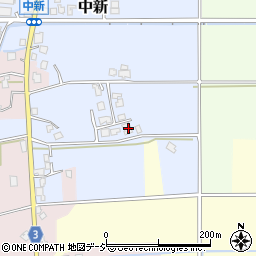 富山県滑川市中新1302周辺の地図