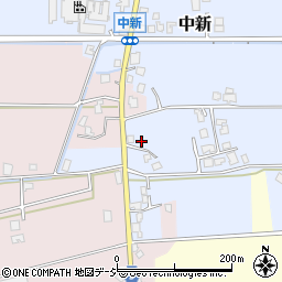 富山県滑川市中新1317周辺の地図
