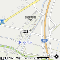富山県高岡市高辻959周辺の地図