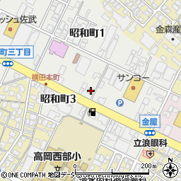 ドミノ・ピザ　高岡・昭和町店周辺の地図