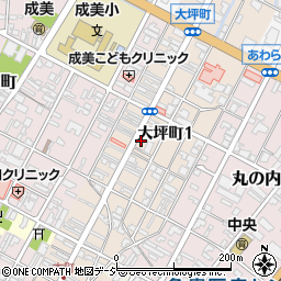 ファミリーマート高岡大坪店周辺の地図