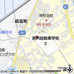 富山県自動車学園滑川自動車学校周辺の地図