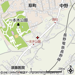 長野県中野市中野松川1913-9周辺の地図
