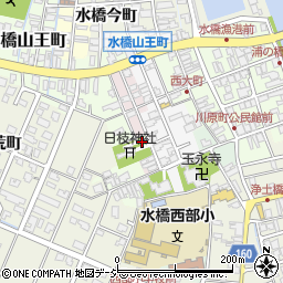 富山県富山市水橋中町周辺の地図