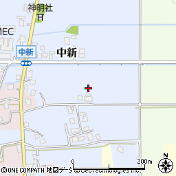 富山県滑川市中新1267周辺の地図