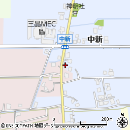 富山県滑川市中新1253周辺の地図