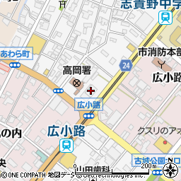 高岡ＪＡ会館周辺の地図