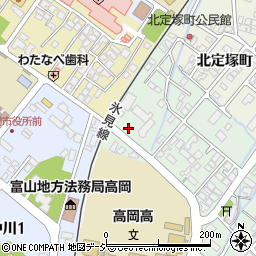 富山県高岡市古定塚10-2周辺の地図