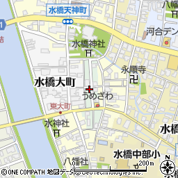 富山県富山市水橋明治町周辺の地図