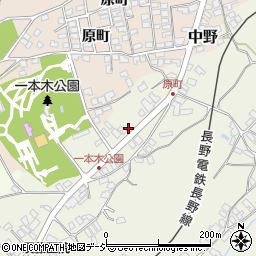 長野県中野市中野松川1912-2周辺の地図