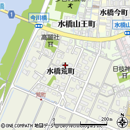 富山県富山市水橋荒町周辺の地図