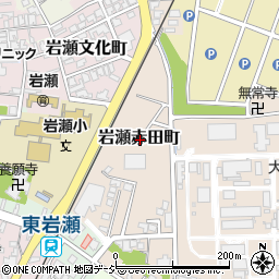 富山県富山市岩瀬赤田町周辺の地図
