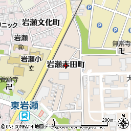 富山県富山市岩瀬赤田町周辺の地図