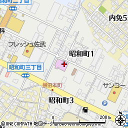 富山県高岡市昭和町周辺の地図