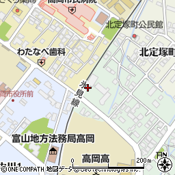 富山県高岡市古定塚10-1周辺の地図