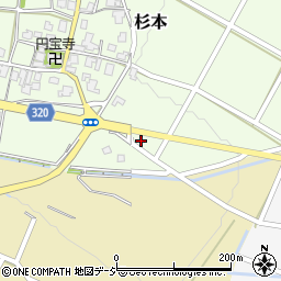 富山県滑川市杉本5286周辺の地図