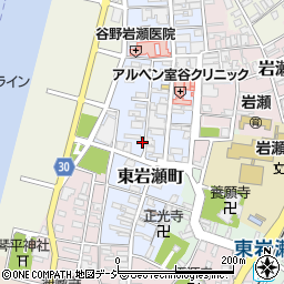 富山県富山市東岩瀬町周辺の地図