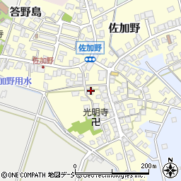 富山県高岡市佐加野1394-2周辺の地図