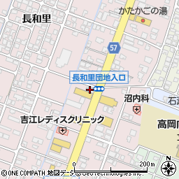 メガネハウス　高岡野村店周辺の地図