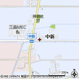 富山県滑川市中新1228周辺の地図