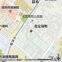 富山県高岡市古定塚10-40周辺の地図