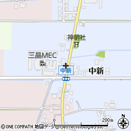 富山県滑川市中新1396周辺の地図