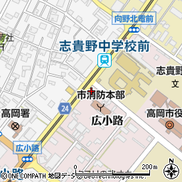 太平ビルサービス株式会社　高岡営業所周辺の地図