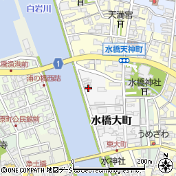 富山県富山市水橋大町周辺の地図