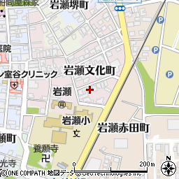 富山県富山市岩瀬文化町8-1周辺の地図